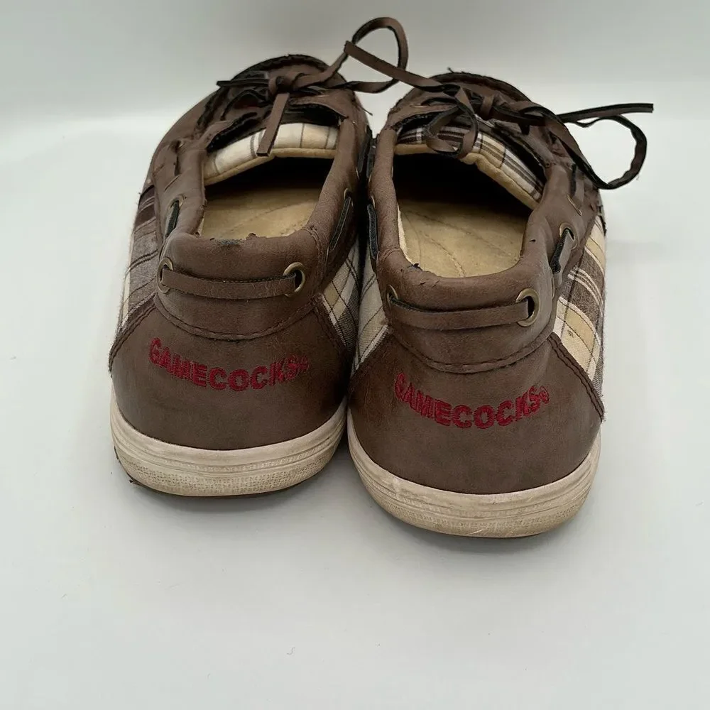 Ladies Primus USC Gamecocks brown loafers size 9